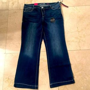 Inc Women’s Plus Size 16W Blue Denim Bootcut Jeans.